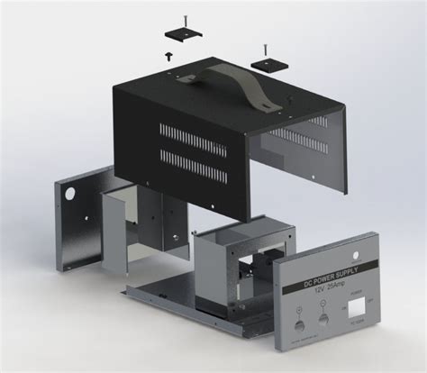 sheet metal chassis box|Custom Electronic Enclosures for Engineers and .